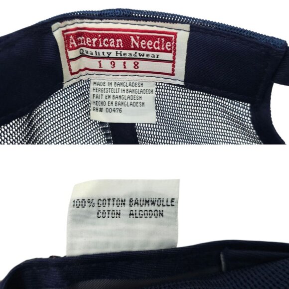 Mississippi Magnolia State Mesh Back Tuck Strap Cap Trucker Embroidered Logo Hat - Picture 8 of 14